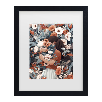 Bolog Treechild All My Flowers Matted Framed Art
