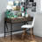 Spickard 41.7" Wooden Desk With Drawers, Wood Storage Desk with Metal Frame-1307472414