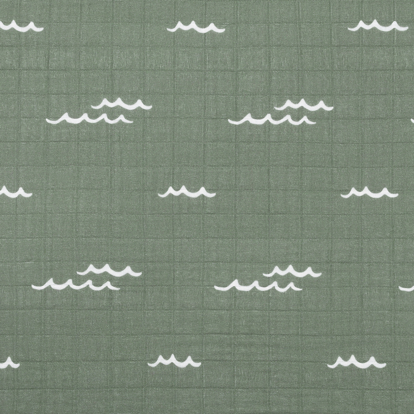 Ocean Waves Muslin Crib Sheet