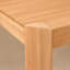 Table de salle à manger Rimini 79 po en bois d'acacia massif, fini naturel, montage facile, 8 couverts-1133526208-1133526210