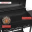 Royal Gourmet 30" Barrel Charcoal Grill with Smoker and Side Tables