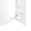 Console multifonctionnelle 118,50 po, blanc, matériaux, conception artistique extensible peu encombrante, peu encombrante, entretien facile-1735940945-1735940954