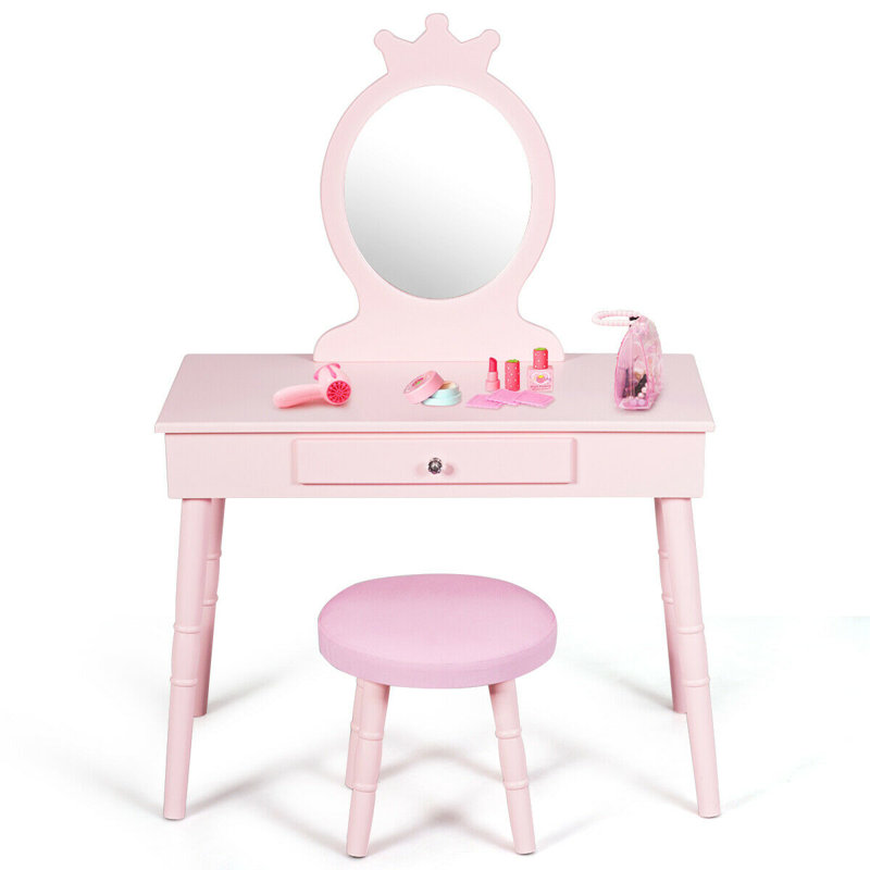 Midhurst Kids Vanity Set with Mirror