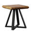 Trapezium Side Table, Metal Base