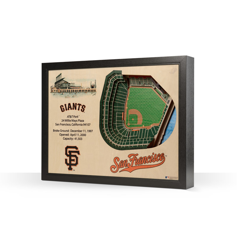 MLB 25-Layer StadiumViews 3D Wall Art, San Francisco Giants