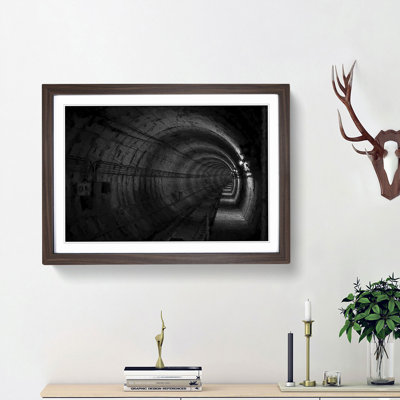 Subway Tunnel - Picture Frame Painting Print