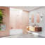 Porte de baignoire à charnière entièrement sans cadre 59,5 po x 58,25 po Illume-58086516