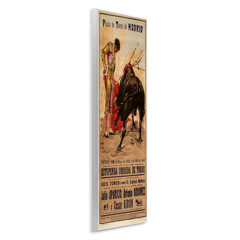 «Great Bullfight», affiche murale antique par Marcus Jules