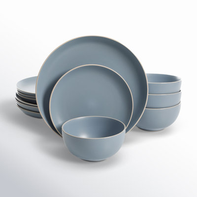 Rockaway 12 Piece Dinnerware Set