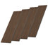 4pcs x 23.6" x 94" 3d Acoustic/ Soundproof Wood Slat Wall Paneling, Classic Brown Sound Absorbing Panel for Ceiling and Wall(4 Pack/ 61.63 sq.ft.)