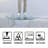 Single-Piece Round Tempered Glass Table Top Clear Glass 2/5" Inch Thick Beveled Polished Edge, Aesthetic and Practical Versatile Usage for Various Applications-1384469130