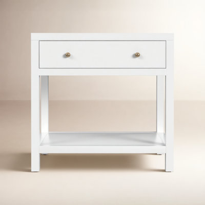 Celine 30" 1-Drawer Acacia Nightstand