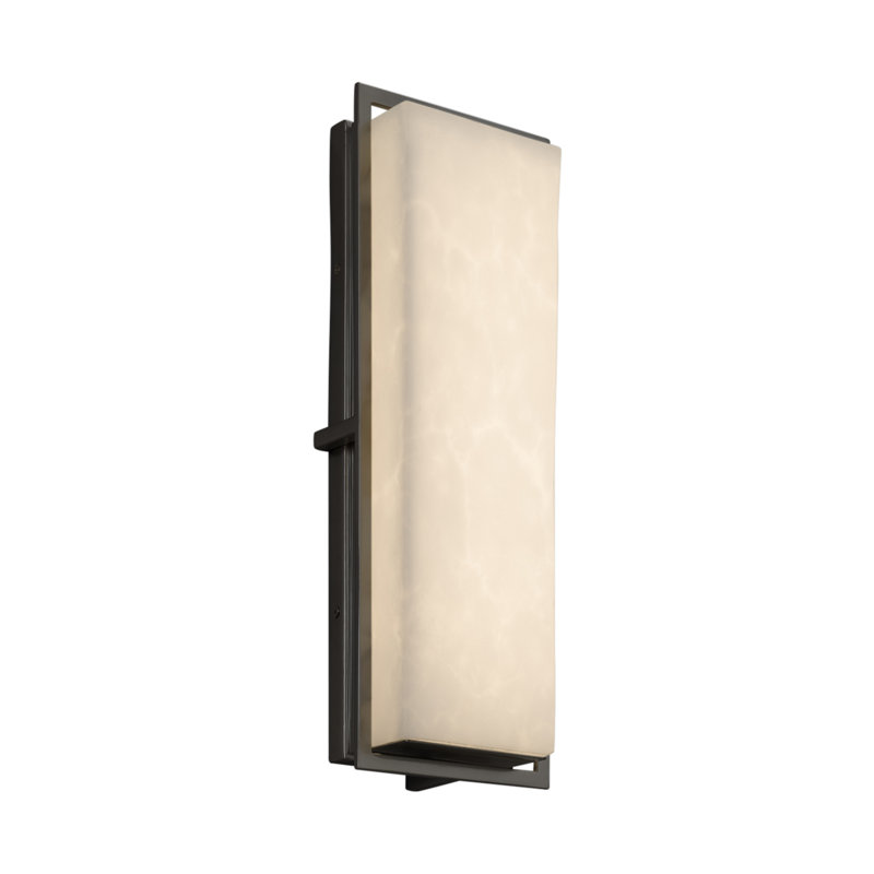 Brey Wall Light, Matte Black, 18" H x 6.5" W x 3.5" D