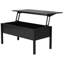Table basse à 4 pieds avec plateau relevable et rangement Carmenita-646900238