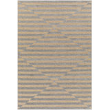 Rectangle Lexys Geometric Machine Woven Polypropylene Indoor / Outdoor Area Rug in Gray