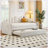 Upholstered Daybed with Trundle Bed-111412450