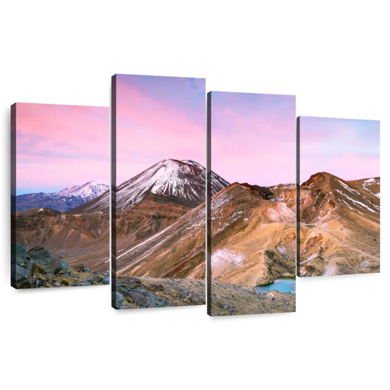 Harpa Tongariro Mountainscape, 42" H x 68" W