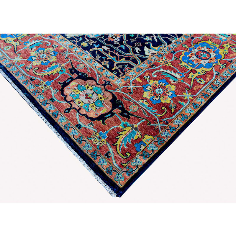 Wool Oriental Area Rug, Rectangle 6' x 9'