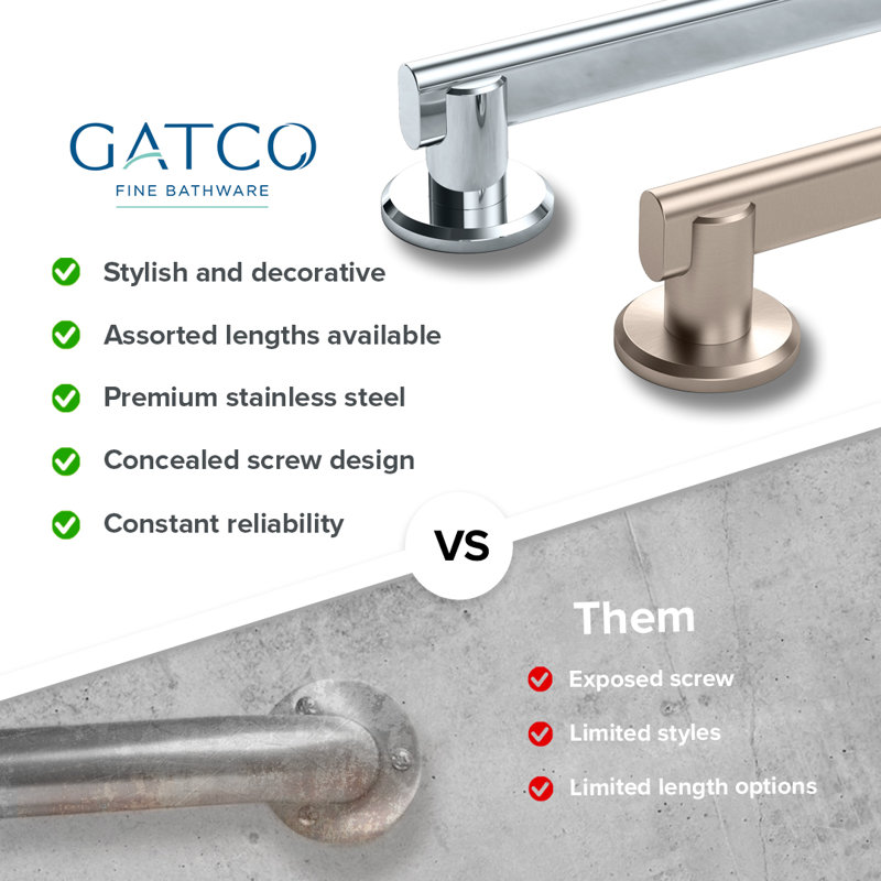 Grab Bar, Chrome