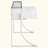 High Gloss 2-Drawer Writing Desk
