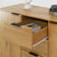 Buffet avec rangement, armoire à café en bois, armoire de cuisine 47,2 po avec 3 tiroirs et 2 portes