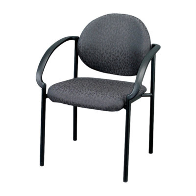 (Set of Two) Charcoal Fabric Office Chair