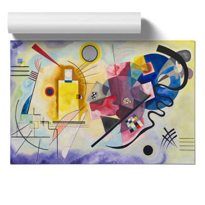 Yellow-Red-Blue by Wassily Kandinsky - No Frame Painting