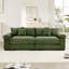 Coussin modulaire surdimensionné surdimensionné en nuage, accoudoirs extra larges en velours côtelé Coussins décoratifs Conception ergonomique Coussin à haute résilience Assemblage facile, pour le salon