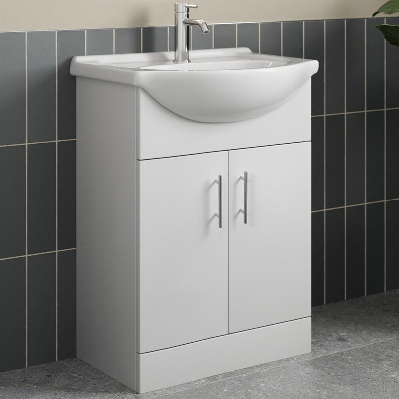 Shelette 65mm Single Bathroom Vanity with Euro Ceramic Basin
