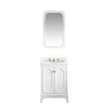 Queen 24" Single Bathroom Vanity Set with Mirror