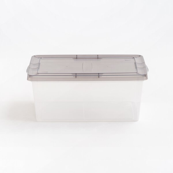 Simplify Small Vinto Storage Box with Lid in White