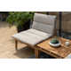 Lujane Teak 4pc Outdoor Patio Seating Set with Cushions