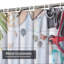 Rideau de douche avec 12 crochets Travel Summer-465448880