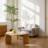 Solid Wood Round Coffee Table-1385749832