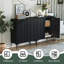 Armoire d'appoint 2 portes avec tablettes réglables-1349665690