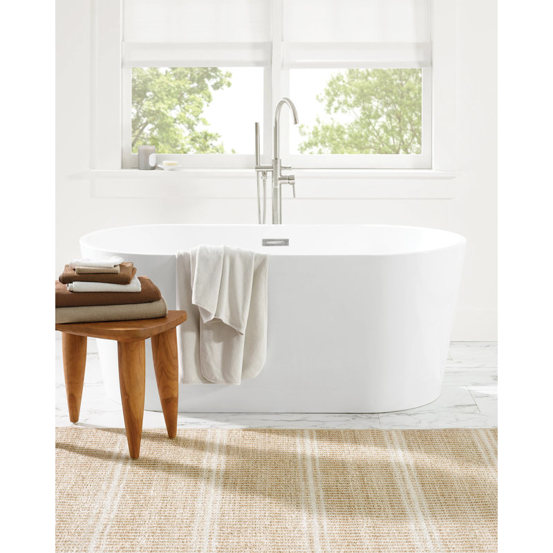 Arbor Natural Machine Printed Washable Rug, Rectangle 4' x 6'