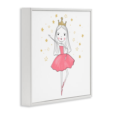 Joyeuse ballerine, estampe numérique par Amanda Hilburn