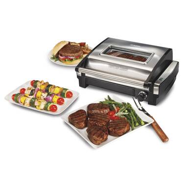 GrillPro 1500-Watt Stainless Steel Electric Grill in the Electric Grills  department at