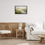  Toile flottante encadrée «Spring River with Wild Blooms» par LSR Design Studio-152367534-152367533