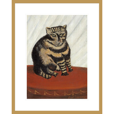 «The Tabby» par Henri Rousseau, impression giclée sur cadre
