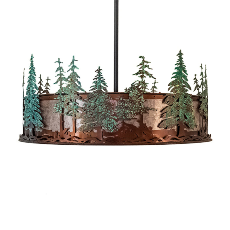 Tall Pines Downrod Ceiling Fan