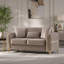 Causeuse convertible en tissu de velours Melody