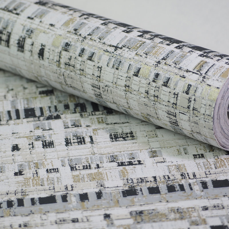 Pixel Rhythm Wallpaper Roll, Black