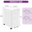 30cm Wide 3 -Drawer Mobile Steel File Cabinet-758181292