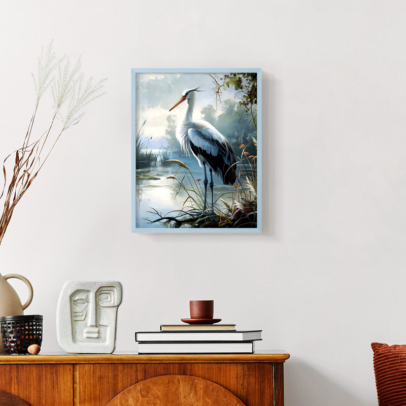 ANIMALS Series CVI  -Premium Framed Print -Ready to Hang - No Nails Required, Walnut, 21" H x 17" W
