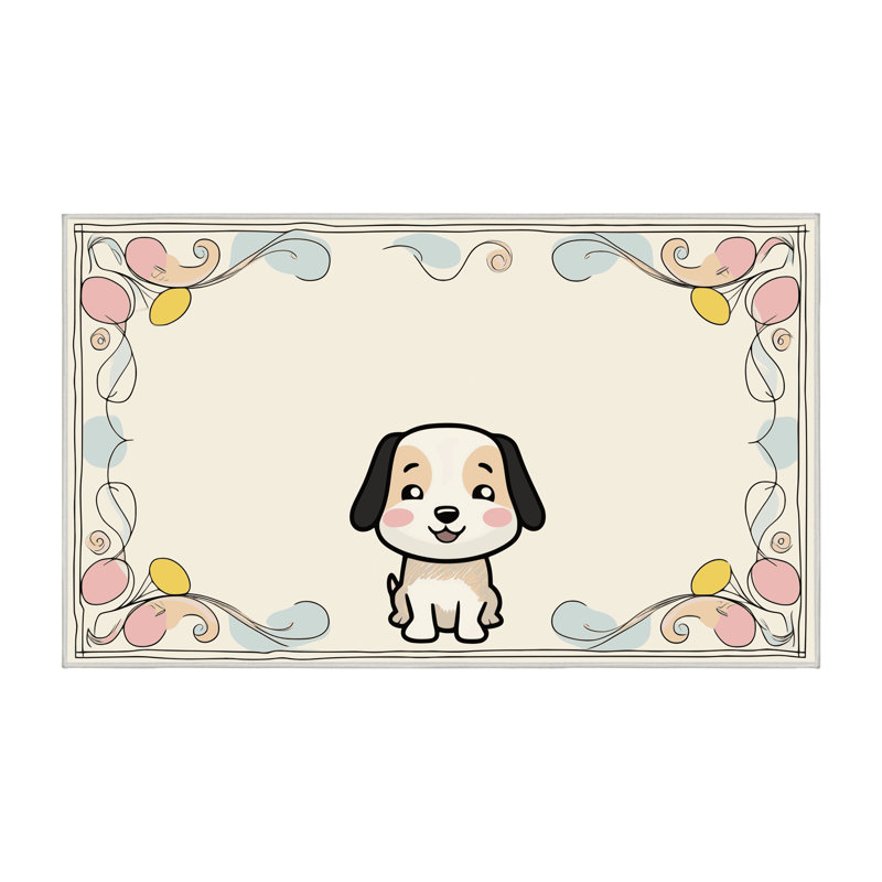 Tapis pour enfants East Urban Home, Rectangulaire 2 pi x 3 pi