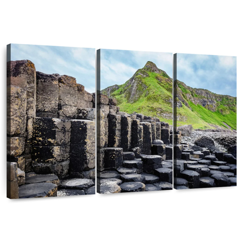 Rorry Giant's Causeway Basalt Columns, 24" H x 38" W
