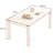 Cloys Oak Solid Wood Dining Table-1424819086