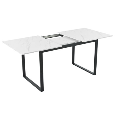 Metal Base Dining Table