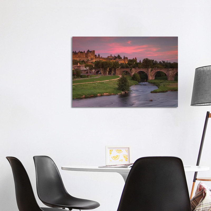 Carcassonne 1 Piece Wall Art on Canvas, 101.6 cm H x 66.04 cm W x 1.91 cm D, Wrapped Canvas